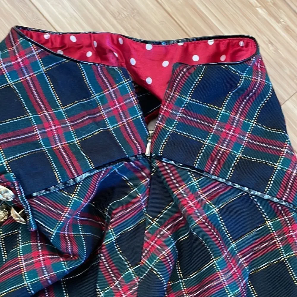 The Children’s Girl’s Place Plaid Sleeveless Dress (Size: Kids 14)
